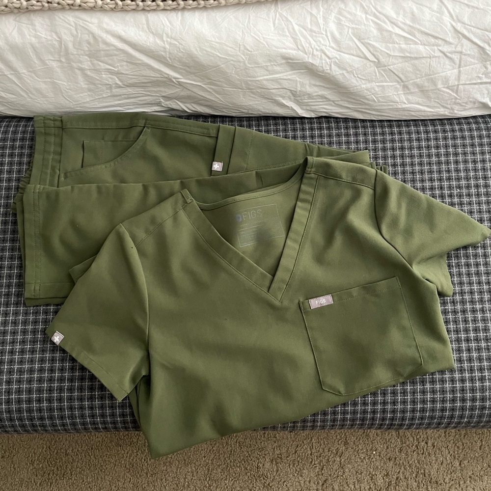 Figs Olive Green Scrubs